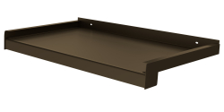 Vonkajie hlinkov parapety extrudovan - Elox bronz C33
