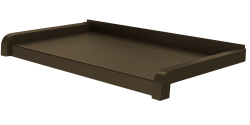 Vonkajie hlinkov parapety ohban - Stredn bronz